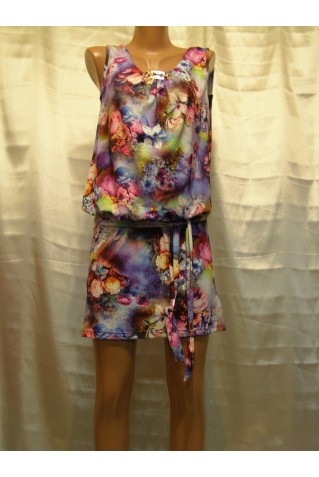 Летнее короткое платье Fashion 2047